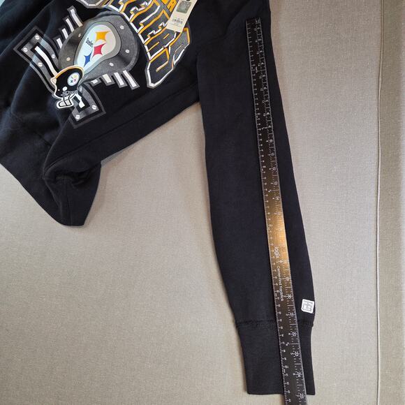 Pittsburgh Steelers Sweatshirt Tailgate Men’s XS Black NFL NWT Licensed 2019 - Picture 11 of 16